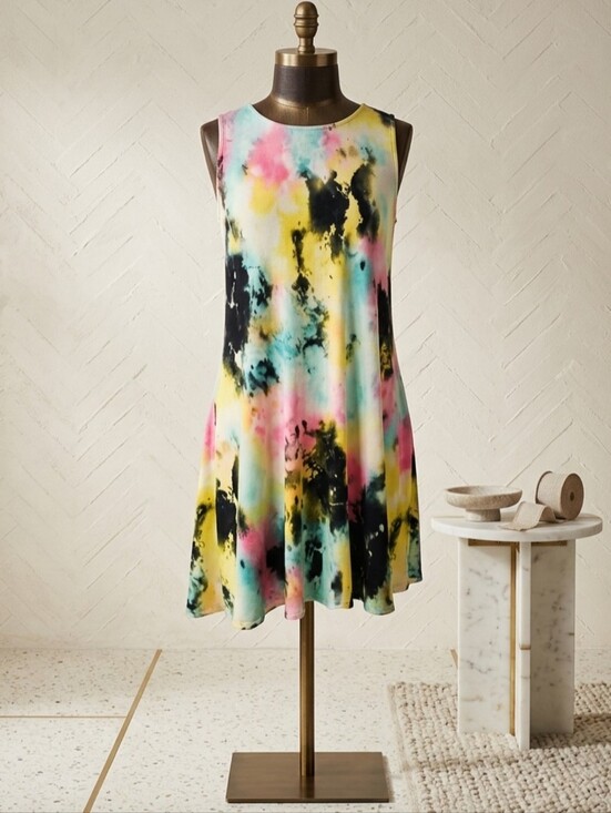 HEIMISH USA Dresses & Skirts - 🛍 5/$25🛍Heimish U.S.A. Watercolor Tie Dye Sleeveless Dress - Size L
